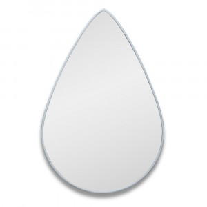 Зеркало-капля в серебряной раме Droppe Silver (Дроп) Smal 40*60см